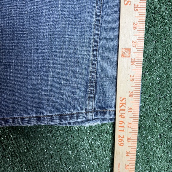 Vtg Levi 569 Loose Straight Jeans Mens 32x30 **Meas 32x31 Blue Denim Cotton Y2K - Picture 13 of 15